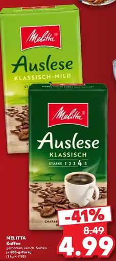 Kaufland Melitta Auslese Klassisch Angebot