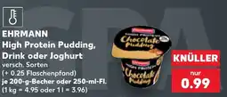 Kaufland EHRMANN High Protein Pudding Angebot