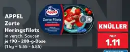 Kaufland Appel Zarte Heringsfilets Angebot