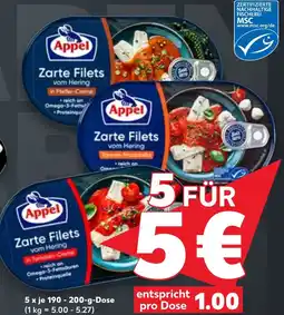 Kaufland Appel Zarte Heringfilets Angebot