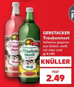 Kaufland GERSTACKER Traubenmost Angebot