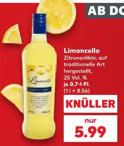 Kaufland Limoncello Zitronenlikör Angebot