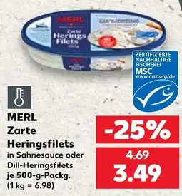 Kaufland MERL Zarte Heringsfilets Angebot