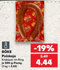 Kaufland BÖKE Polskaja Krakauer im Ring Angebot