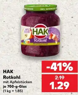 Kaufland HAK Rotkohl Angebot