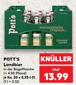 Kaufland POTT'S Landbier Angebot