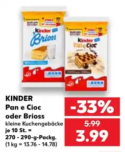 Kaufland Kinder Pan e Cioc oder Brioss Angebot