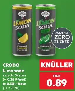 Kaufland CRODO Limonade Angebot