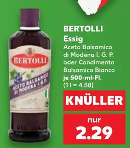 Kaufland BERTOLLI Essig Angebot