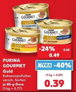 Kaufland PURINA GOURMET Gold Katzen Nassfutter Angebot