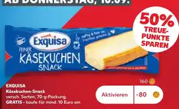 Kaufland Exquisa Käsekuchen-Snack Angebot