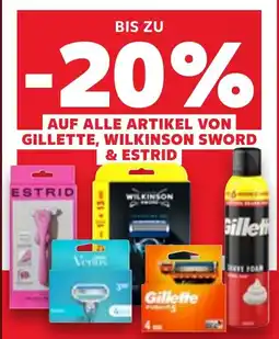 Kaufland Gillette, Wilkinson Sword & Estrid Angebot