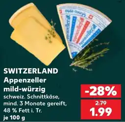 Kaufland Appenzeller mild-würzig Angebot