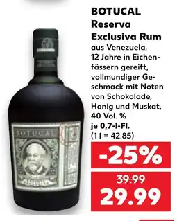 Kaufland BOTUCAL Reserva Exclusiva Rum Angebot