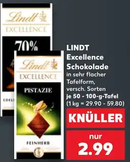 Kaufland LINDT Excellence Schokolade Angebot