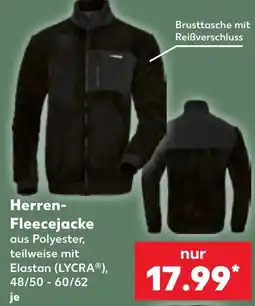 Kaufland Herren-Fleecejacke Angebot