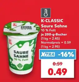 Kaufland K-CLASSIC Saure Sahne Angebot