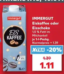 Kaufland IMMERGUT Eiskaffee oder Eisschoko Angebot