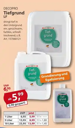 Sonderpreis Baumarkt DECOPRO Tiefgrund LF Angebot