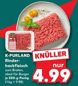 Kaufland K-PURLAND Rinderhackfleisch Angebot