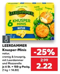 Kaufland LEERDAMMER Knusper-Minis natur Angebot