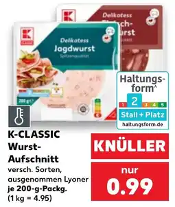 Kaufland K-CLASSIC Wurst-Aufschnitt Angebot