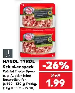 Kaufland HANDL TYROL Schinkenspeck Angebot