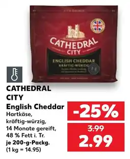 Kaufland CATHEDRAL CITY English Cheddar Angebot