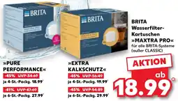 Kaufland BRITA Wasserfilter Kartuschen MAXTRA PRO Angebot