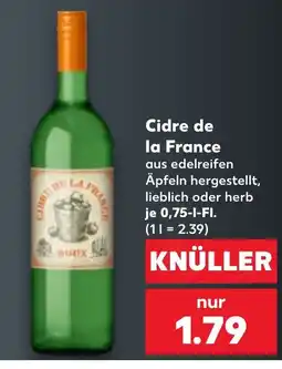 Kaufland Cidre de la France Angebot