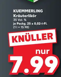 Kaufland KUEMMERLING Kräuterlikör Angebot