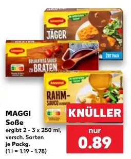 Kaufland MAGGI Soße Angebot
