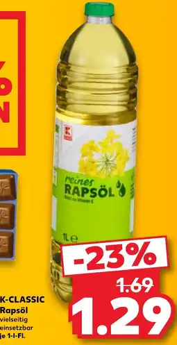 Kaufland reines RAPSÖL Angebot