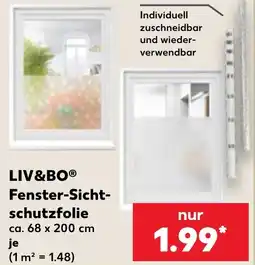 Kaufland LIV&BO® Fenster-Sichtschutzfolie Angebot