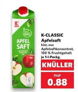 Kaufland K-CLASSIC Apfelsaft Angebot