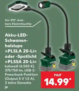 Kaufland Akku-LED-Schwanenhalslupe »PLSLA 20-Li« oder -Spotlight »PLSSA 20-Li« Angebot