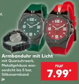 Kaufland Armbanduhr mit Licht Angebot