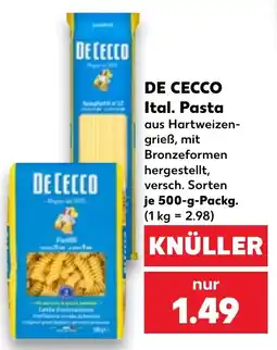 Kaufland DE CECCO Ital. Pasta Angebot