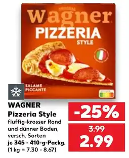 Kaufland WAGNER Pizzeria Style Angebot