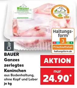 Kaufland BAUER Ganzes zerlegtes Kaninchen Angebot
