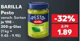 Kaufland BARILLA Pesto Angebot