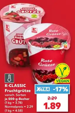 Kaufland K-CLASSIC Fruchtgrütze Angebot