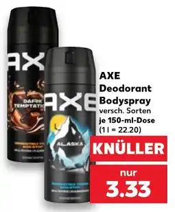 Kaufland AXE Deodorant Bodyspray Angebot