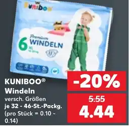 Kaufland KUNIBOO® Windeln Angebot