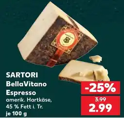 Kaufland SARTORI BellaVitano Espresso Angebot