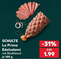 Kaufland SCHULTE La Prima Edelsalami Angebot