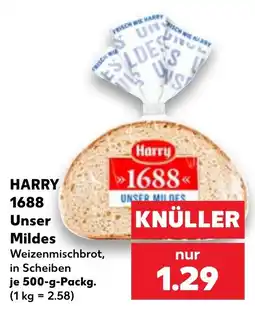 Kaufland HARRY 1688 Unser Mildes Weizenmischbrot Angebot