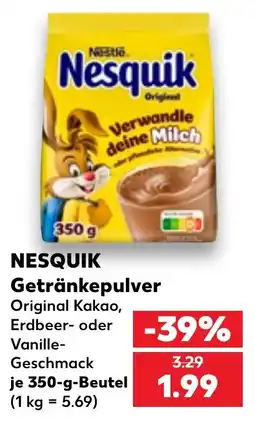 Kaufland NESQUIK Getränkepulver Original Kakao Angebot