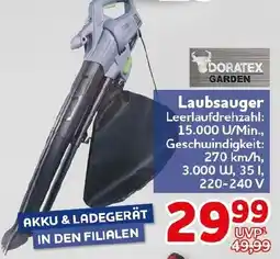 CENTERSHOP Laubsauger DORATEX GARDEN Angebot