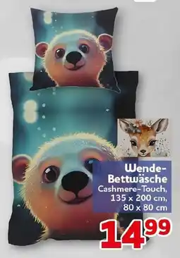 CENTERSHOP Wende-Bettwäsche Cashmere-Touch Angebot
